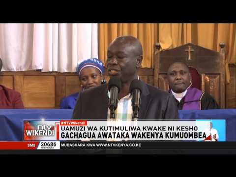 Rigathi Gachagua atoa wito kwa Wakenya kumwombea akisubiri uamuzi wa kesi yake ya kutimuliwa