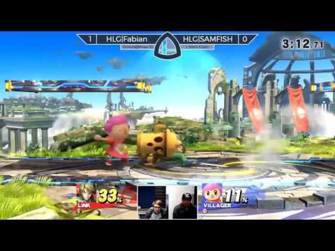 Sm4sh@Mines 50 - HLG|Fabian (Link) Vs. HLG|SAMFISH (Villager) - Losers Semifinals