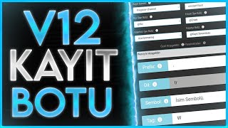 V12 KAYIT BOTU | WEBPANEL AYARLAMALI! | NORS BOT TANITIM
