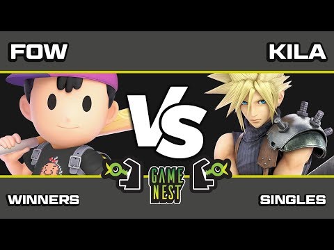 Game Nest Smash It Up: Fow (Ness) vs Kila (Cloud) - Winners Round 3