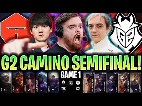 IBAI CASTEA A G2 CAMINO A LA SEMIFINAL DEL MUNDIAL!😱 | TES vs G2 Game 1 WORLDS 2025 CUARTOS IBAI