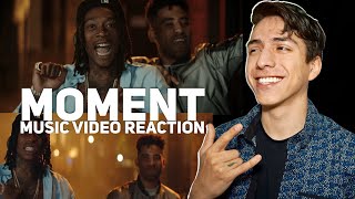 KYLE- Moment ft Wiz Khalifa Official Music Video| E2 Reacts