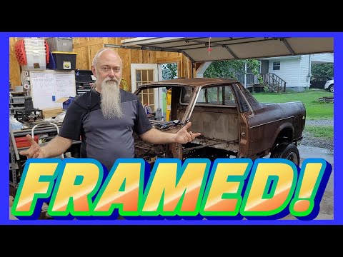 Our Subaru Brat project gets a frame . #nonamenationals