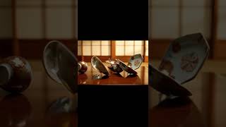 食器から日本刀に変身 From Tableware to Katana #asmr  #ai  #veo3  #shorts