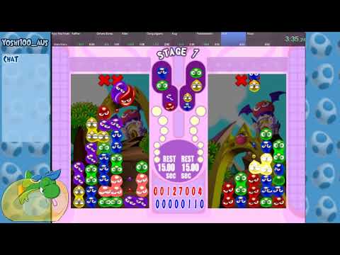 Puyo Pop Fever PC WakuWaku Course Speedrun [Hard] (3:31 IGT, Former World Record)