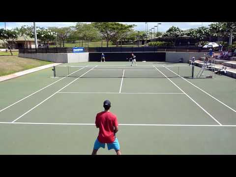 Ikaika Jobe at US Open wildcard qualifying