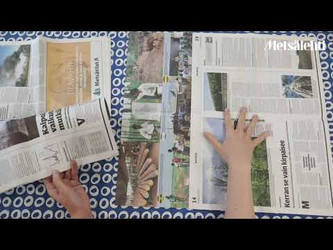 Näin teet Metsälehdestä biojätepussin | Metsälehti