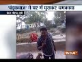 Fearless goon threatens a family with gun in Grater Noida