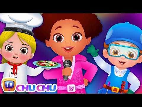 What do you want to be? Jobs Song - Professions Part 2 - ChuChu TV Nursery Rhymes & Songs for Babies Video