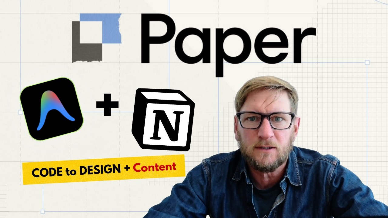NEW! HTML to Design Workflow using Paper with Antigravity and Notion. Thumbnail