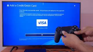 How to Add Credit Card / Debit Card details in PS4 Pro or PS4 Console?