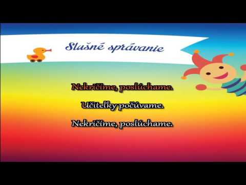 Simsalala - Slušné Správanie (Lyrics Video) - náučné pesničky pre deti