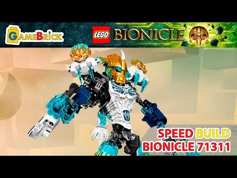 LEGO Bionicle 2016 KOPAKA AND MELUM - UNITY SET speed build review! 71311 [GameBrick]