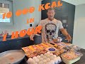 10K CHALLENGE IN 1 HOUR//CRAZY FOOD CHALLENGE