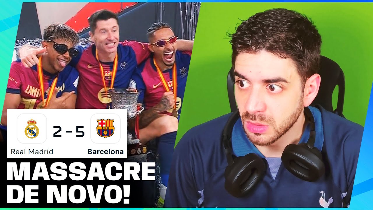 Vini apagado, Raphinha BRILHA | Real Madrid 2-5 Barcelona 🔵🔴