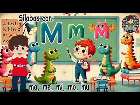 Sílabas ma, me, mi, mo, mu. Aprende a leer con MiniDon 😊