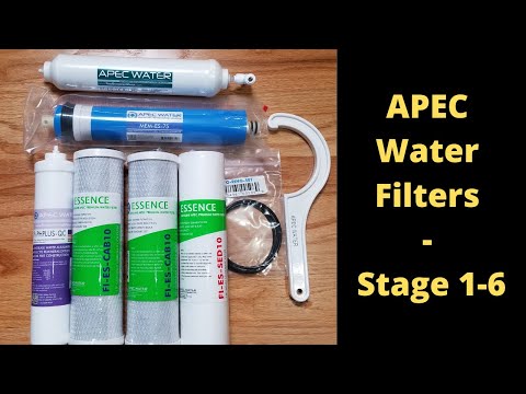 How To Replace Apec (ROES-PH75) Reverse Osmosis Filters and Membrane - Stage 1-6