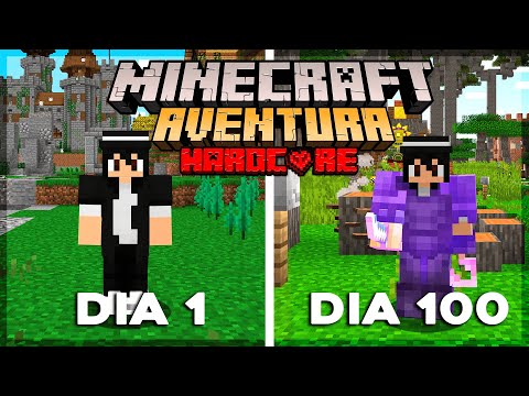 PASSEI 100 DIAS NO MELHOR MODPACK DE AVENTURA HARDCORE DO MINECRAFT - O FILME