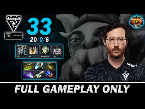 33 meepo smurf account 20 KILLS AND 0 DEATH, safelane meepo against Medusa -Full Gameplay Meepo #418