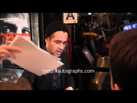 Colin Farrell - Signing Autographs at the 'Lincoln' Premiere in NYC