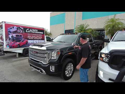 AVS AEROCAB MARKER LIGHT on a 21 GMC Sierra 2500 review by Chris from C&H Auto Accessories.
