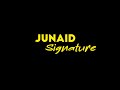 Junaid Name Signature Style || Learn Your Signature