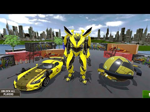 Volleyball Robot Car Game – Robot Transform Wars | android gameplay