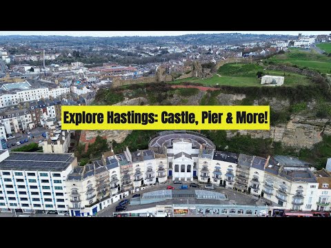 Breathtaking Aerial Views of Hastings, UK - 4K Drone Footage!