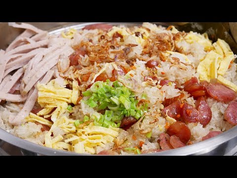 CÁCH NẤU XÔI MẶN THẬP CẨM dẻo mềm thơm ngon không cần ngâm Nếp by Vanh Khuyen