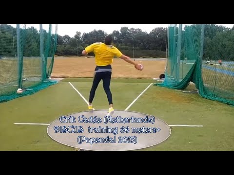 Erik Cadée (Netherlands) DISCUS  training 66 meters + (Papendal 2013)