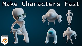 Fast Character Modeling with the Skin Modifier in Blender