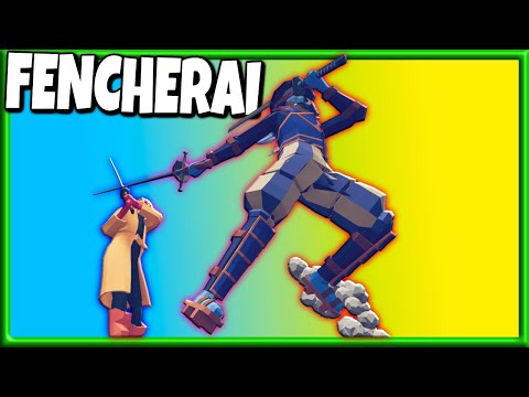 Fusion! The Fencherai(Teacher+Fencer+Samurai) vs Every Faction - TABS Gameplay Unit Creator Update