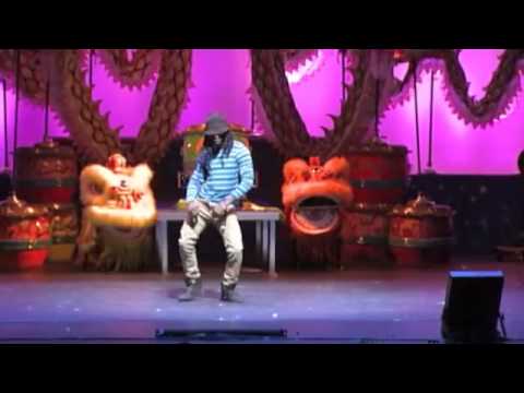 Russell Ferguson performs in honor of Chuck D (Public Enemy)