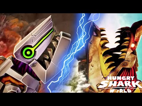 ROBO BABY & ROBOT SHARK SHORTS COMPILATION - Hungry Shark World