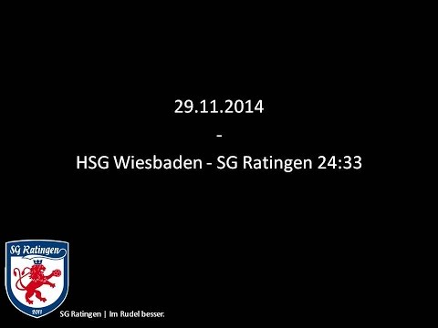 Videozusammenfassung: HSG Wiesbaden - SG Ratingen 24:33 (10:15)