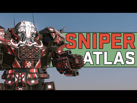 6xERLL SNIPING ATLAS - Mechwarrior Online