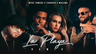 Myke Towers, Maluma &amp; Farruko - La Playa Remix (Video Oficial)