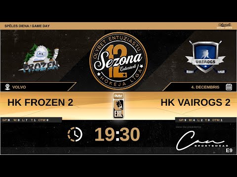 2022 12 04 HK Frozen 2 - HK Vairogs 2