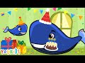 🎂 Happy Birthday Baby Whale  🐳 | YouKids Baby Shark Songs