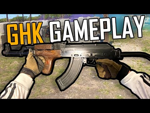 GHK AK-47 (AKM) AIRSOFT GAMEPLAY WITH REAL ROMANIAN AK PARTS KIT - OPFOR TRACKSUIT LOADOUT -