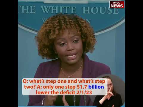 Q: what’s step one and what’s step two? A: only one step $1.7 billion lower the deficit