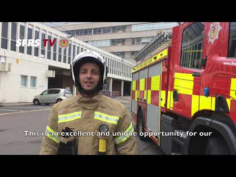 SFRS crews set for large fire simulation exercise at Hamilton university building | SFRS TV