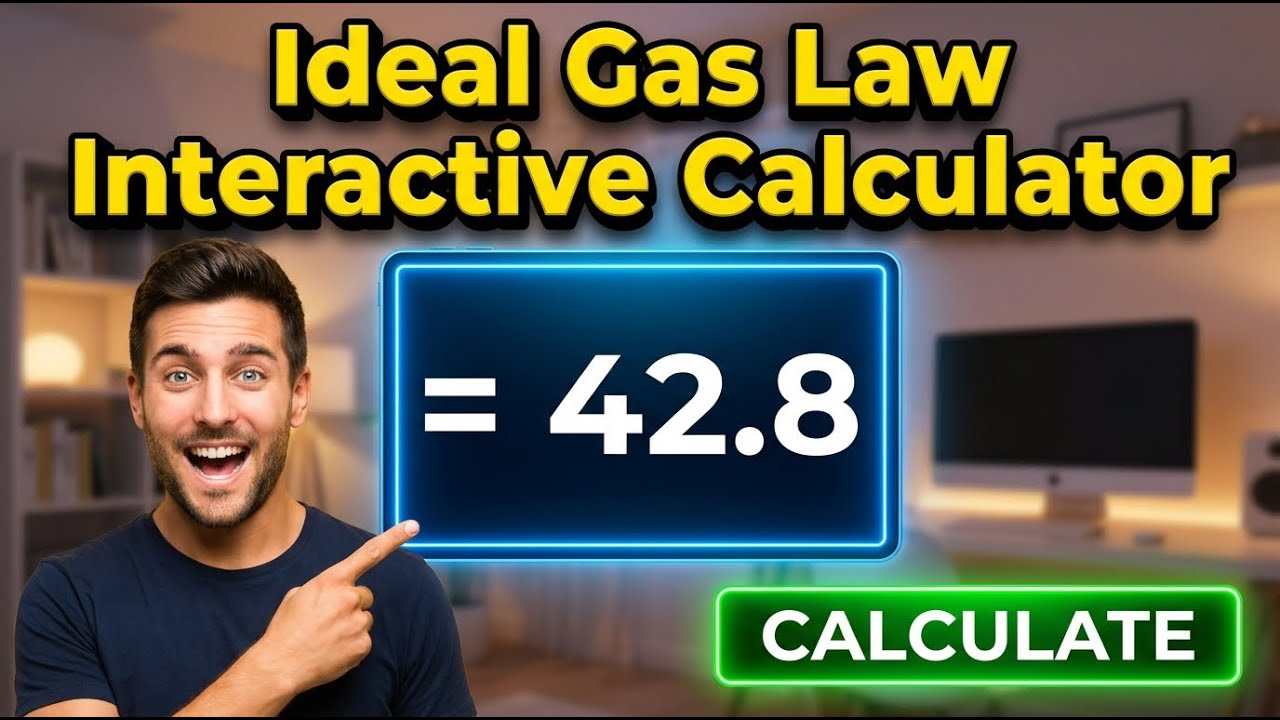 Ideal Gas Law Interactive Calculator