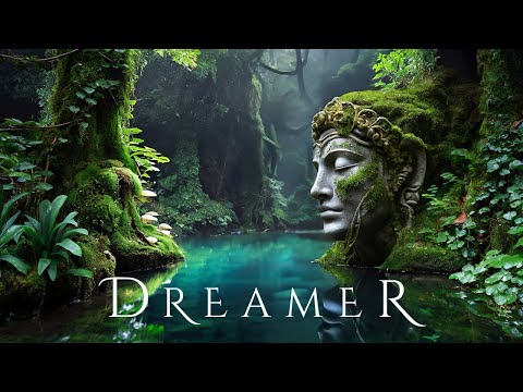 DREAMER | Relaxing Ambient Sleep Music with Rain - Deep Meditative Fantasy Relaxation Soundscape