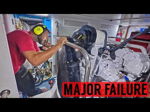 Major Engine Issues on Night #1 of our Pacific Ocean Crossing!