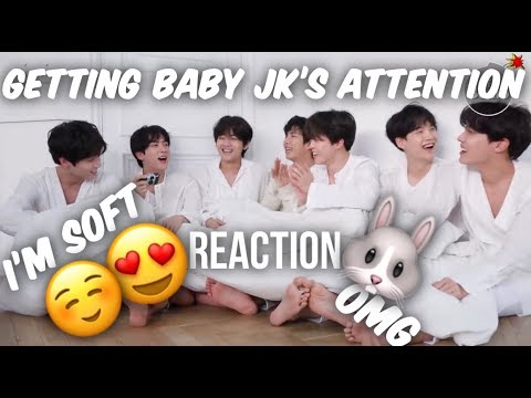 [방탄밤] Get baby JK’s attention Reaction x2