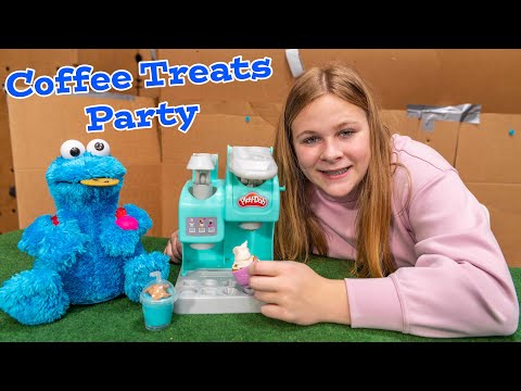 Assistant and Waggles searches the Tunnels for Play Doh Coffee Treats