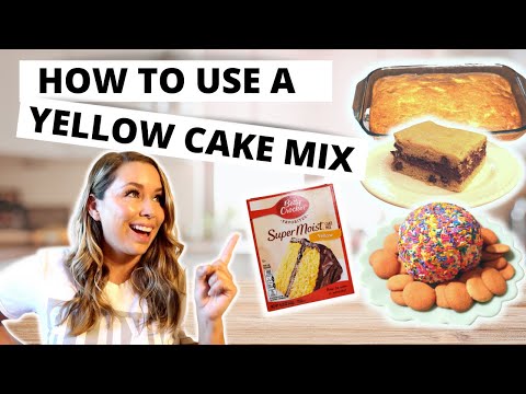 Yellow Cake Mix Hacks // Box Cake Mix Hack // How to...