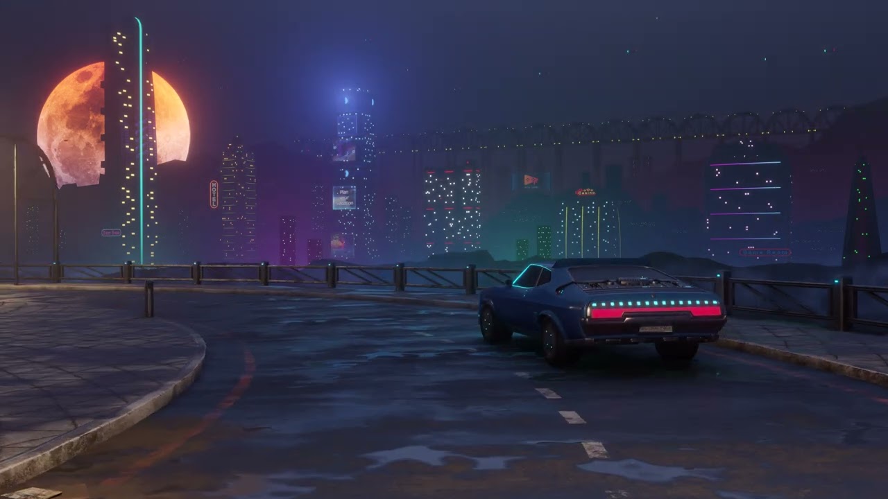 复古未来派汽车 3D 模型