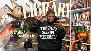 Library Vlog|Lunch Date with my son|Currently Reading & New Camera #booktok #library #books #date